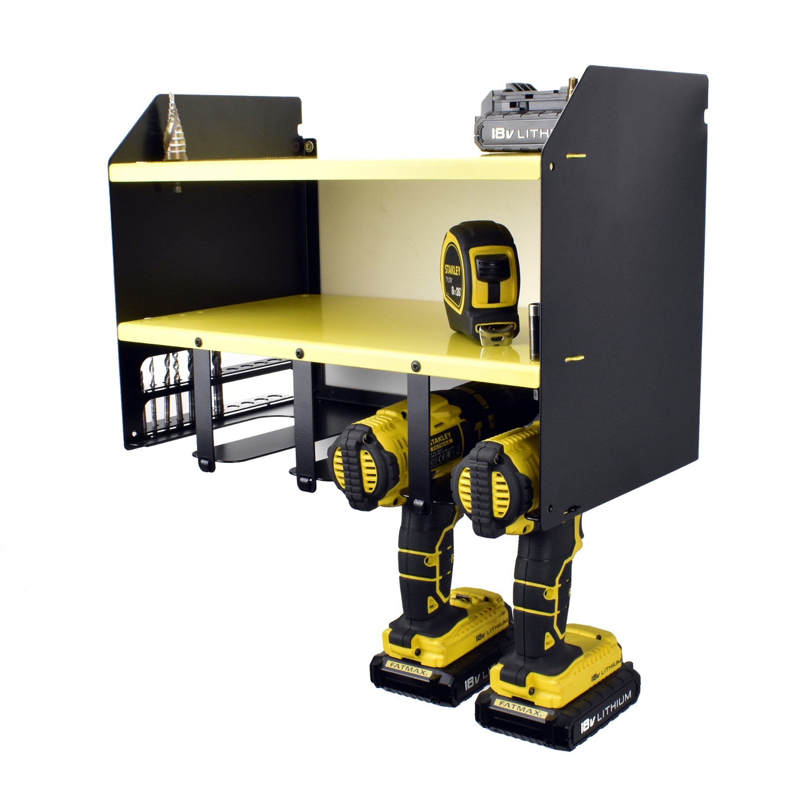 z assemble rack how to Dewalt Rack Driver Storage Shelving Drill Battery Tool