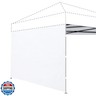 Joramoy Instant Canopy Sunwall 10×10 for Pop Up Canopy, Waterproof, UV Protection Canopy Sidewall, 1 Pack Straight Leg Canopy Side Panels Only（10×10, White)
