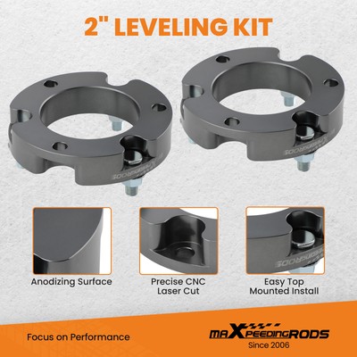 2" Front Leveling Lift Kit For Toyota Tacoma 4Runner FJ Cruiser 2003-2023