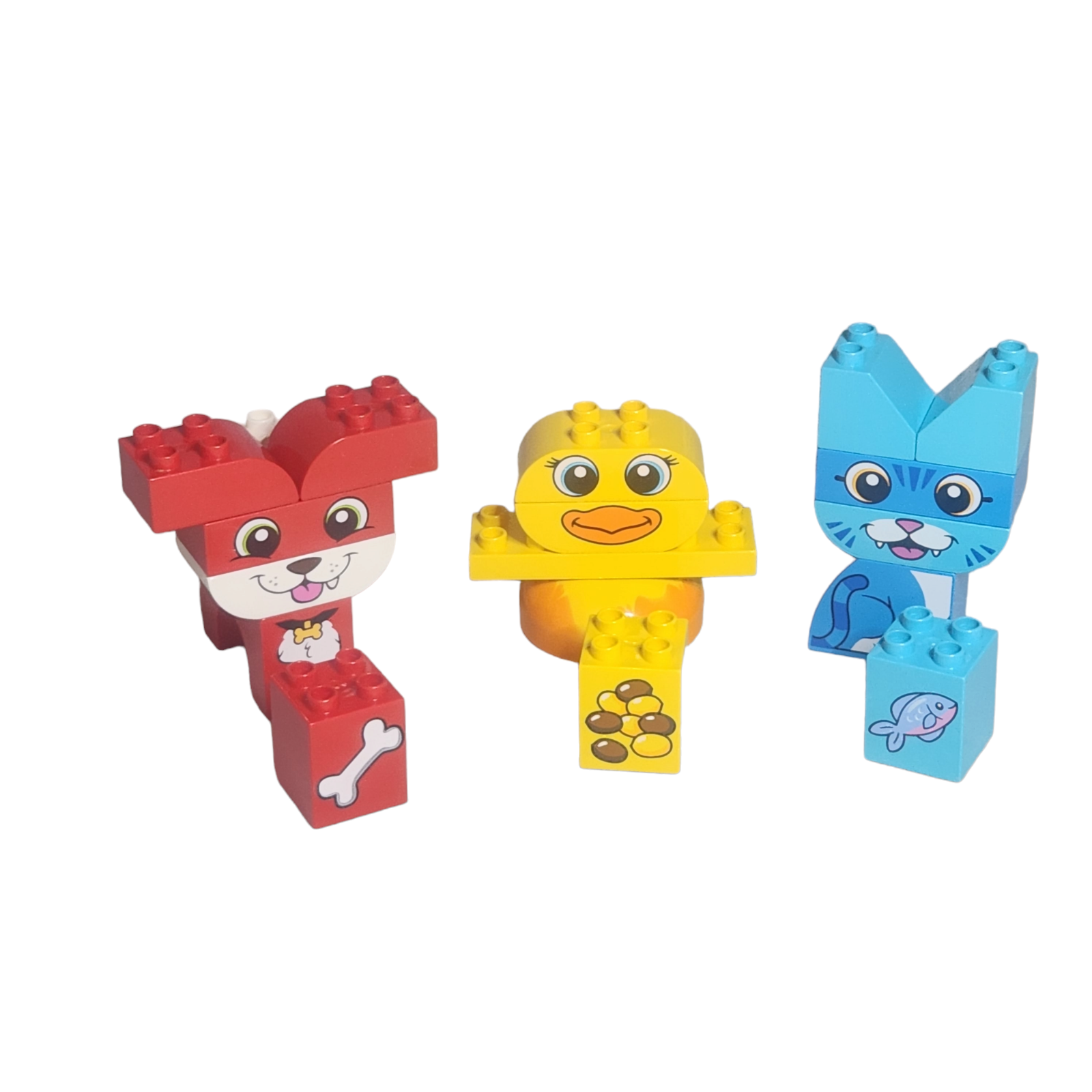 LEGO DUPLO 10858 My First Puzzle Pets Complete Cat Dog Bird