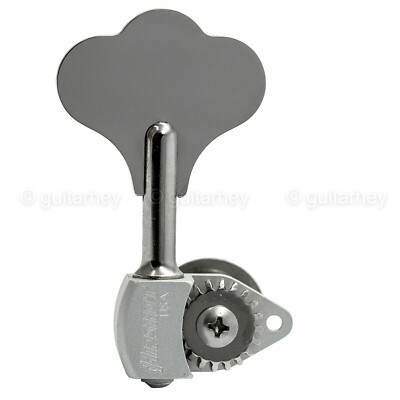NEW (1) Hipshot USA HB6 1/2'' Ultralite  Bass Tuning Bass Side Clover Key, CHROME