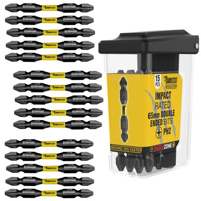 IRWIN Double-Ended High Torque Impact Drill Driver Screwdriver Bits 60mm PZ2
