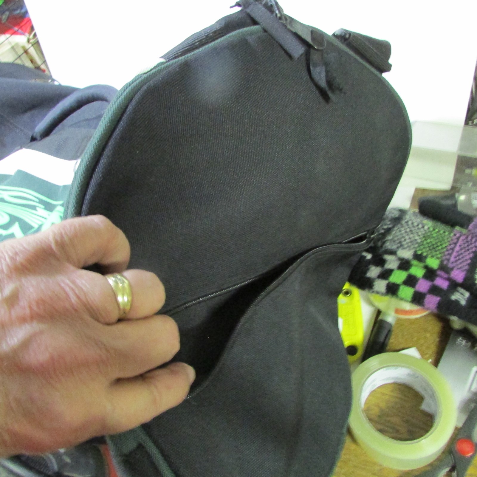 Vintage Original Arctic Cat Snowmobile Helmet Clothing Storage Bag 1990's? NICE!