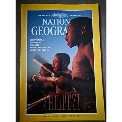 National Geographic May 1997 ZAMBEZI RIVER Clean Cover NO MAILING LABEL 90s