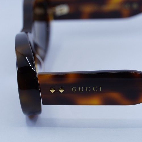 Pre-owned Gucci Gg1527s 002 Havana/brown 54-17-145 Sunglasses Authentic