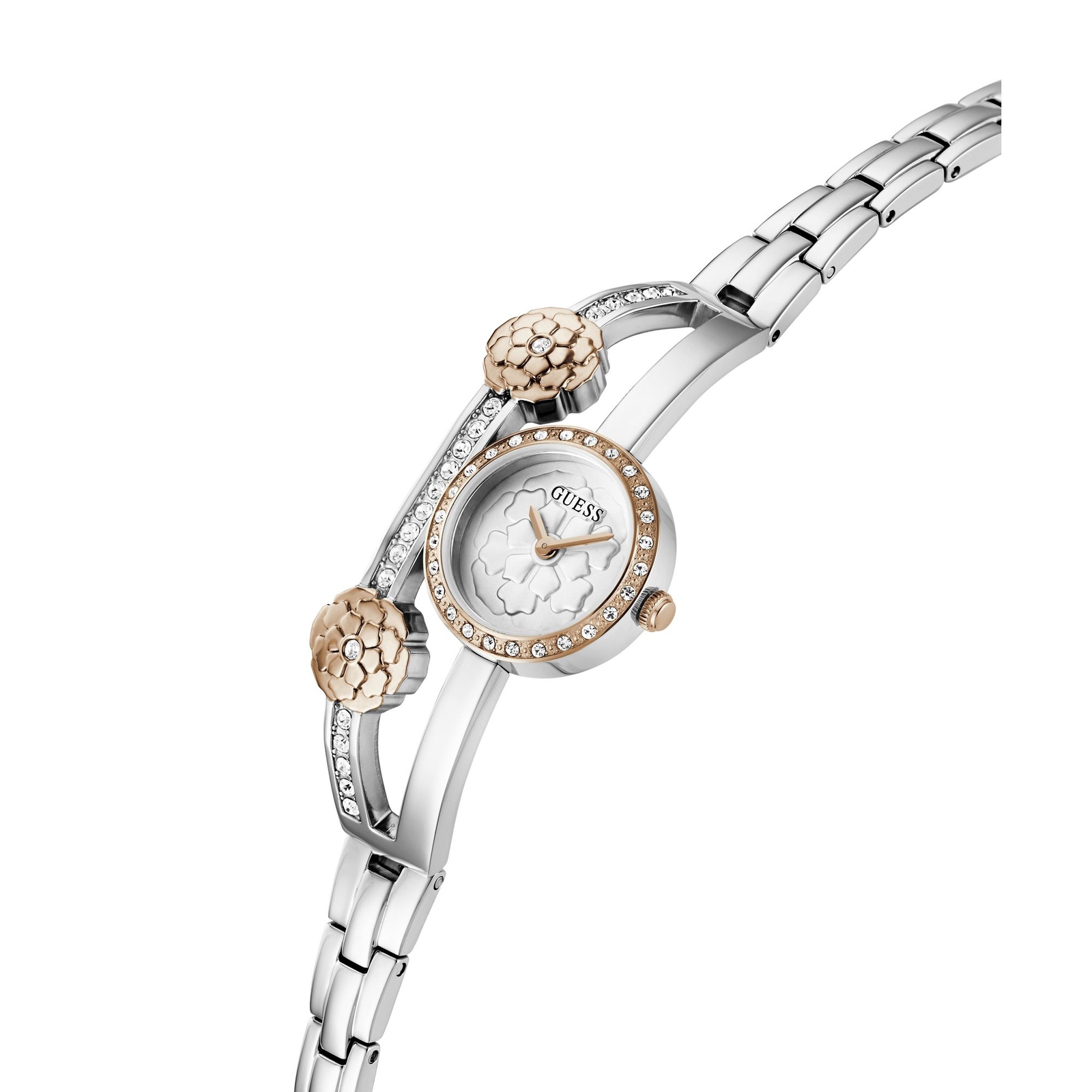 Pre-owned Guess Women Watch Chloe Gw0756l3 Stainless Steel