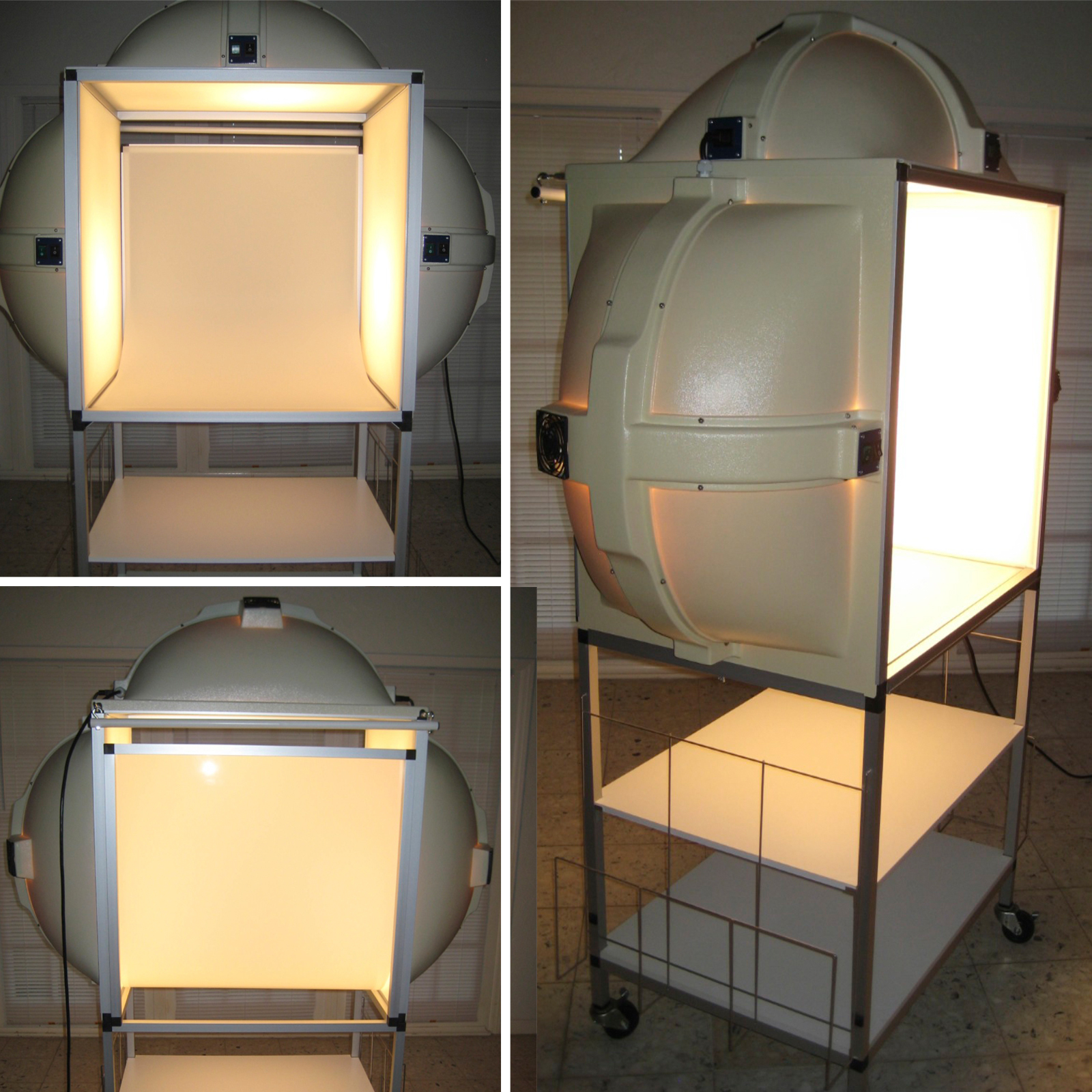 LITESTAGE LIGHTING SYSTEMS -- LIGHT STROBE TENT EXPOSURE PHOTOGRAPHY BOOTH