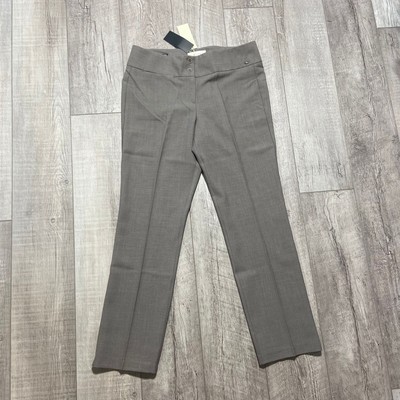 Inline London Size 14 Women s Linen Look Cigarette Pant Luxury Uniform Clay