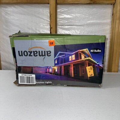 NOVOSTELLA 100FT Permanent Outdoor Lights Smart RGBIC WiFi App & Remote 80 Bulbs