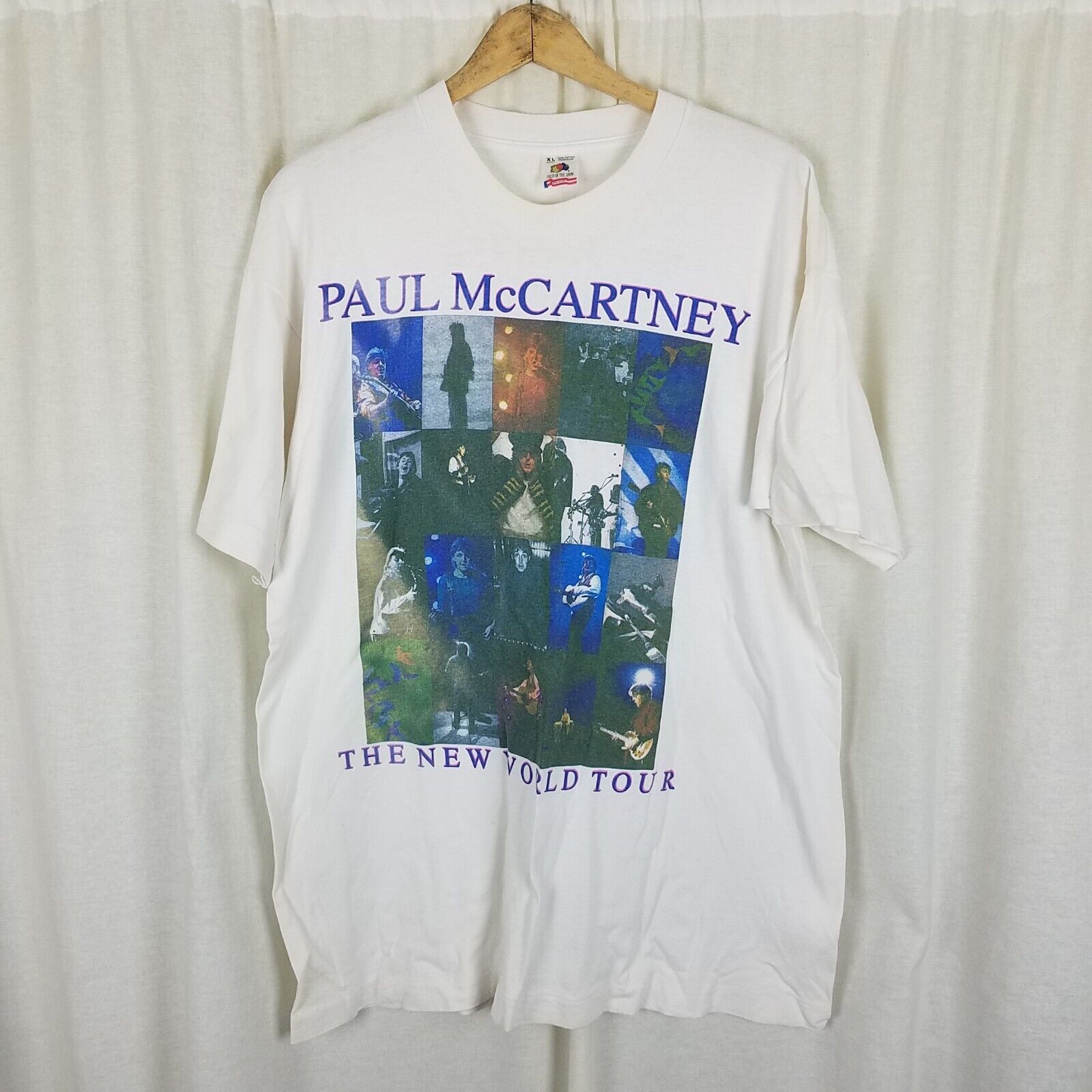 Vintage Paul McCartney The New World Tour 93 Concert TShirt Vintage Paul McCartney The New World Tour 93 Concert TShirt