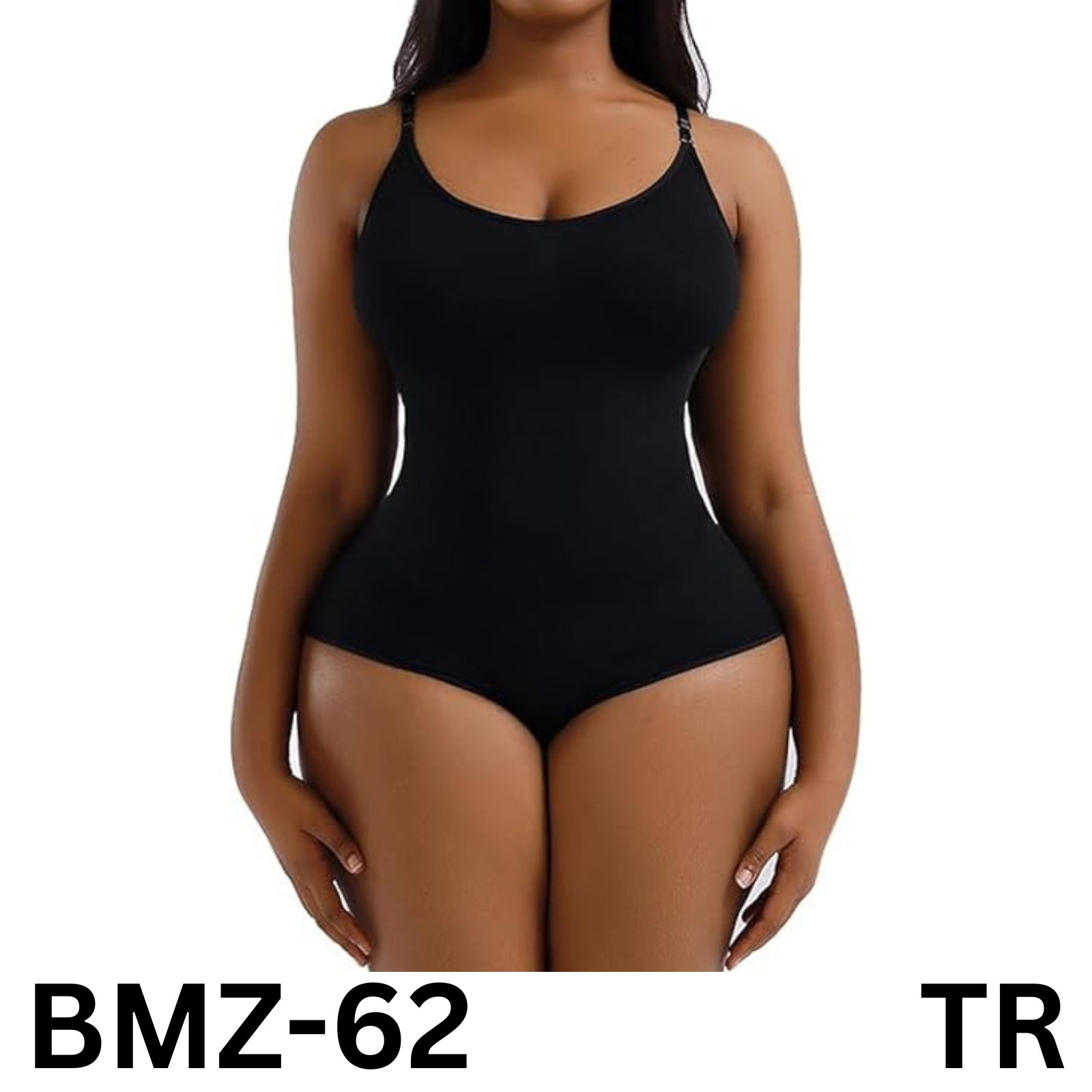 Dennessia's slimming shapewear brief bodysuit provides tummy control, Black XXL