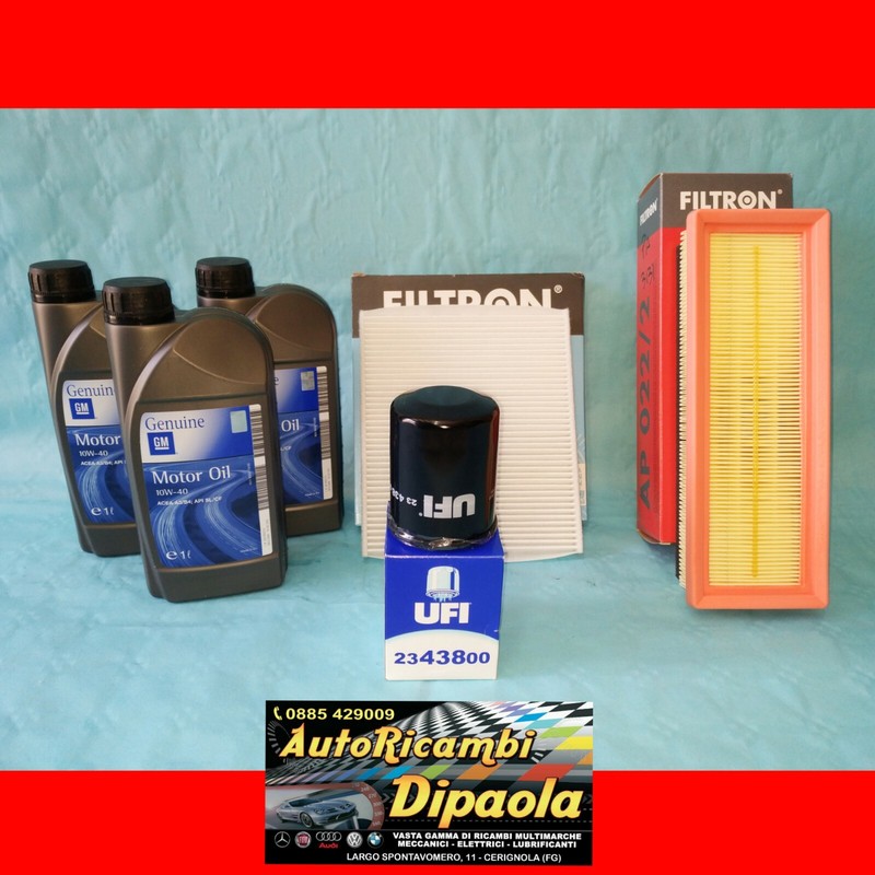 Kit Tagliando Fiat Idea Lancia Musa Ypsilon 1.2 1.4 Benzina / Natural Power Gpl