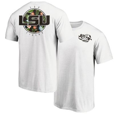 Men's  White LSU Tigers Botanic Glory T-Shirt