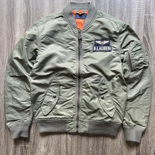 Polo Ralph Lauren MA-1 Military US-RL Patch Bomber Flight Polo Ralph Lauren MA-1 Military US-RL Patch Bomber Flight
