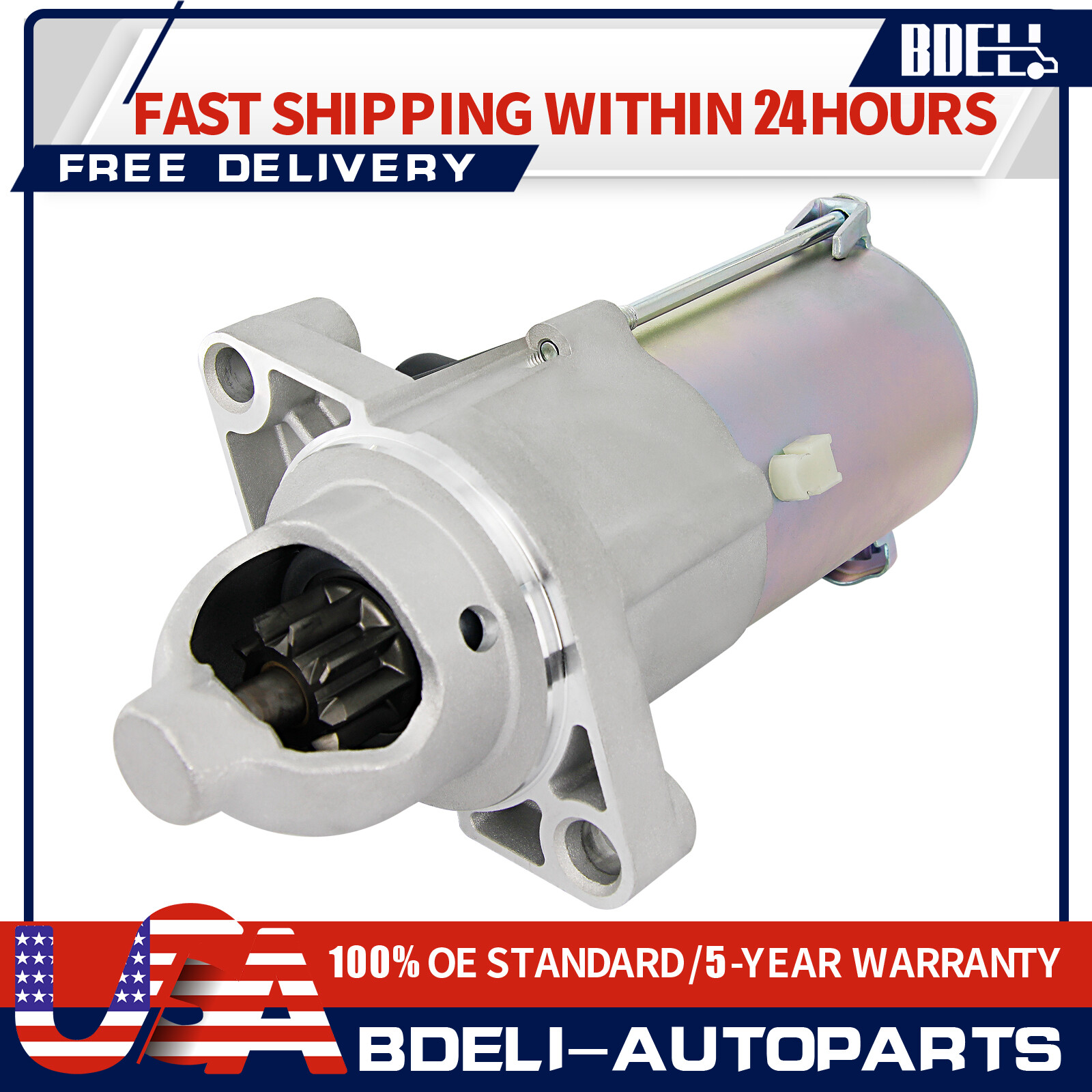 Starter for Honda Accord Civic Element CRV Acura TSX 2.0L 2.4L 2006-2012