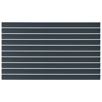 (10) 12'' Black 1/2'' Heat Shrink Tubing 2:1 Single Wall Non-Adhesive Wrap - USA