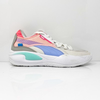 

Кроссовки Puma Girls Court Rider Twofold 195659-02 Белые повседневные кроссовки Размер 6.5C, Белый, Court Rider Twofold