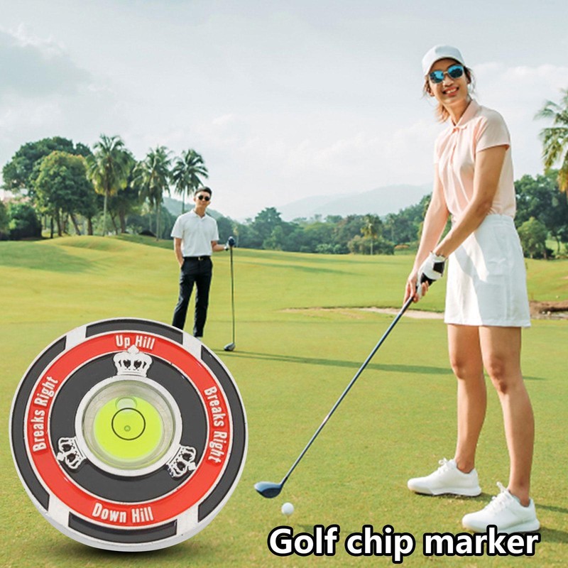 Golf brooch Golf Putt Green Reader Putt Golf Ball Marker Level High Precision