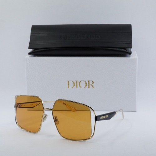 Pre-owned Dior Archi S1u B0k0 Gold/orange 61-16-135 Sunglasses