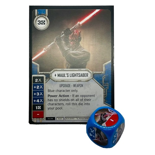 Star Wars Destiny - Maul’s Lightsaber (LEG) Card/Die