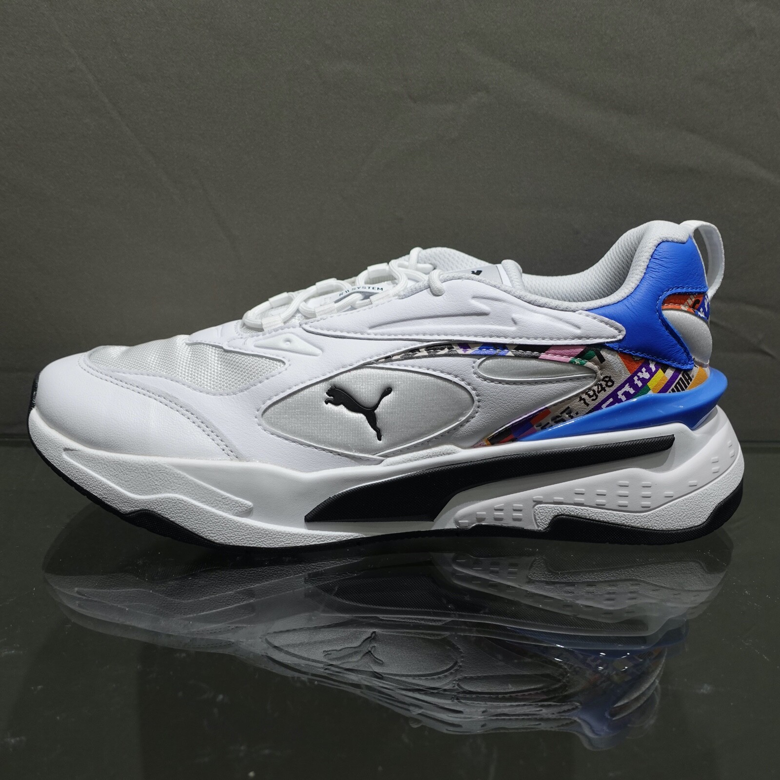 

Мужские кроссовки Puma RS-Fast INTL Game, размер 12, кроссовки для бега, белые кроссовки # 4901, Белый, Puma RS-Fast