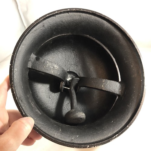 Vtg Counter Hotel Store Call Desk Counter Bell 1 Hit Pull Type Large 9