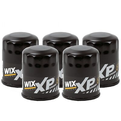 Wix Xp Set of 5 Engine Motor Oil Filters For Subaru H4 AWD
