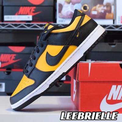 Nike Dunk Low Reverse Goldenrod Black University Gold FZ4618-001 Men's Size New