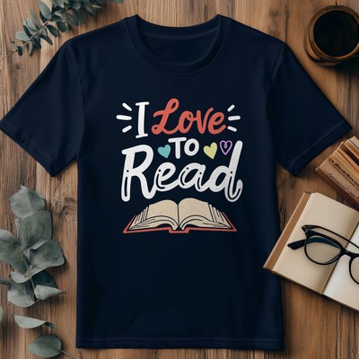 I Love to Read T-Shirt Books & Reading T-Shirt