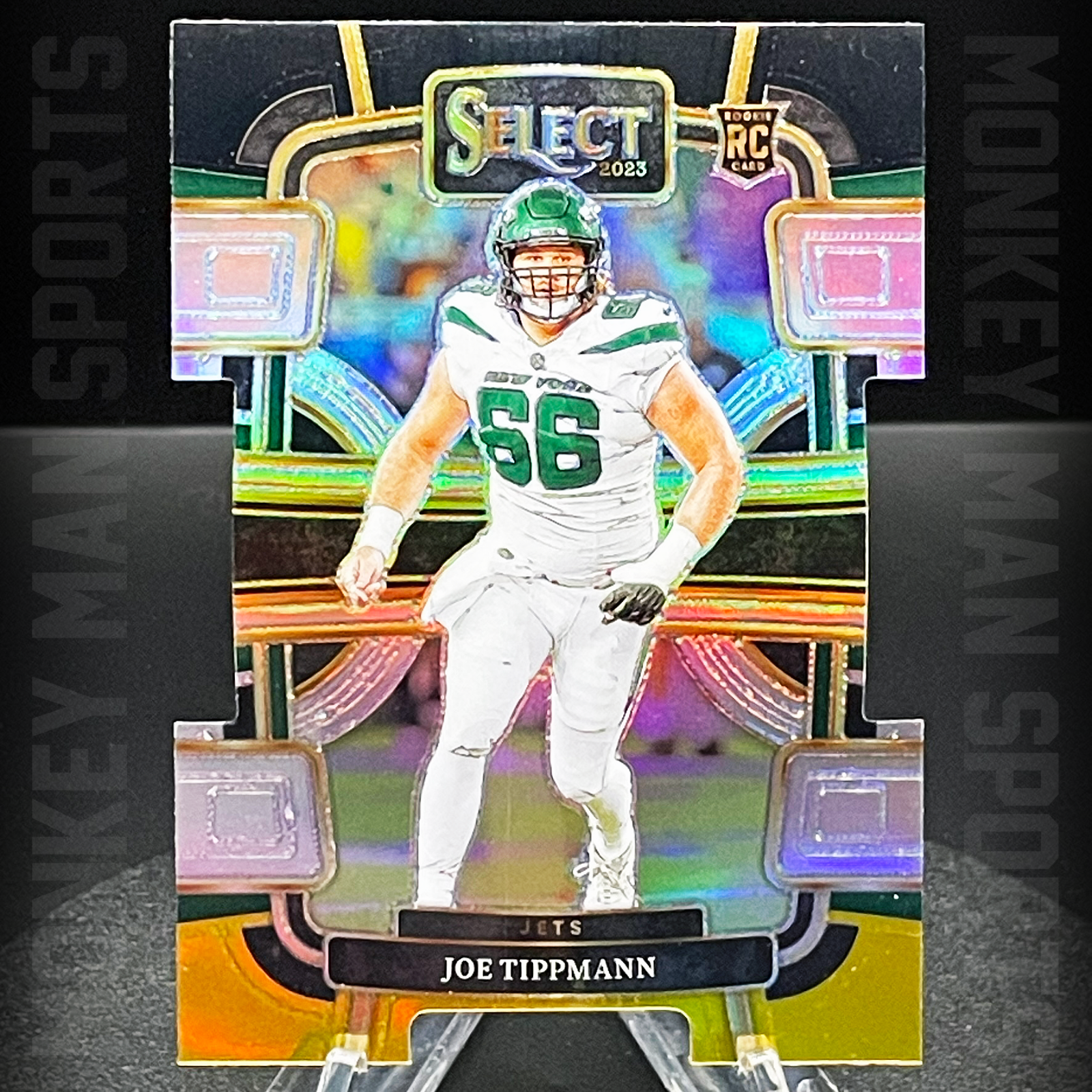 2023 Select - Joe Tippmann Rookie RC - #78 SILVER PRIZM DIE-CUT JETS MINT