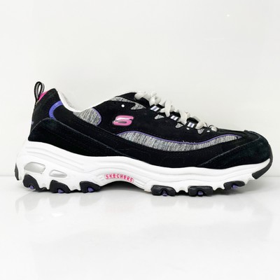 

Skechers Womens D Lites 149060W Черные повседневные туфли Кроссовки Размер 8, Черный, D Lites