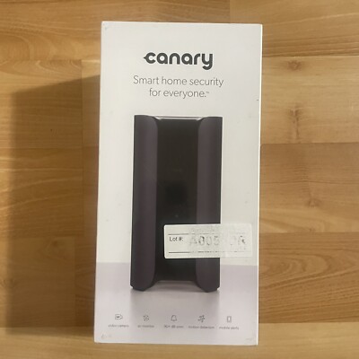 Canary Indoor 1080p HD Security Camera All-in-One Black CAN100USBK New Sealed