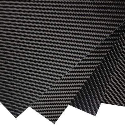 500X600 100% 3K Carbon Fiber Sheet Laminate Plate Panel 1-4MM Thickness
