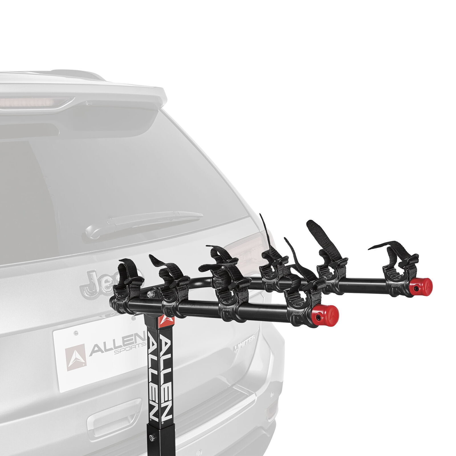 4 Bicycle Hitch Mounted Bike Rack Carrier Car Minivan SUV Trunk 2'' Receiver US