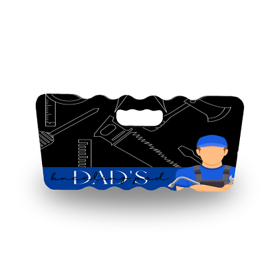 Personalised Dad's Kneeling Pad (Design 2) High-Density Thick Foam Comfort Work