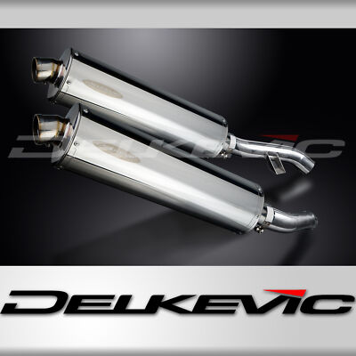 Yamaha FJR1300 06-24 Delkevic Slip On 18'' Stainless Oval Muffler Exhaust Kit