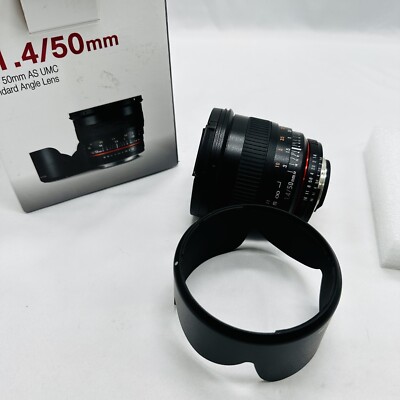 Samyang SY50M-N Telephoto Fixed Prime 50mm F1.4 Lens for Nikon Digital SLR