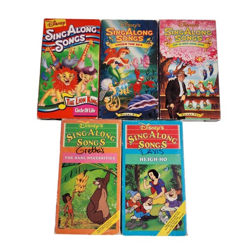 Walt Disney Sing A Llong Songs Vintage VHS Under The Sea