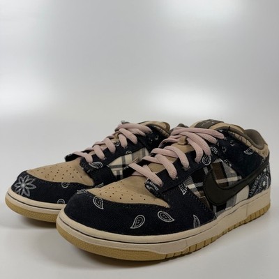 Nike SB Dunk Low Travis Scott Special Box CT5053-001 Mens 9.5 Black Beige