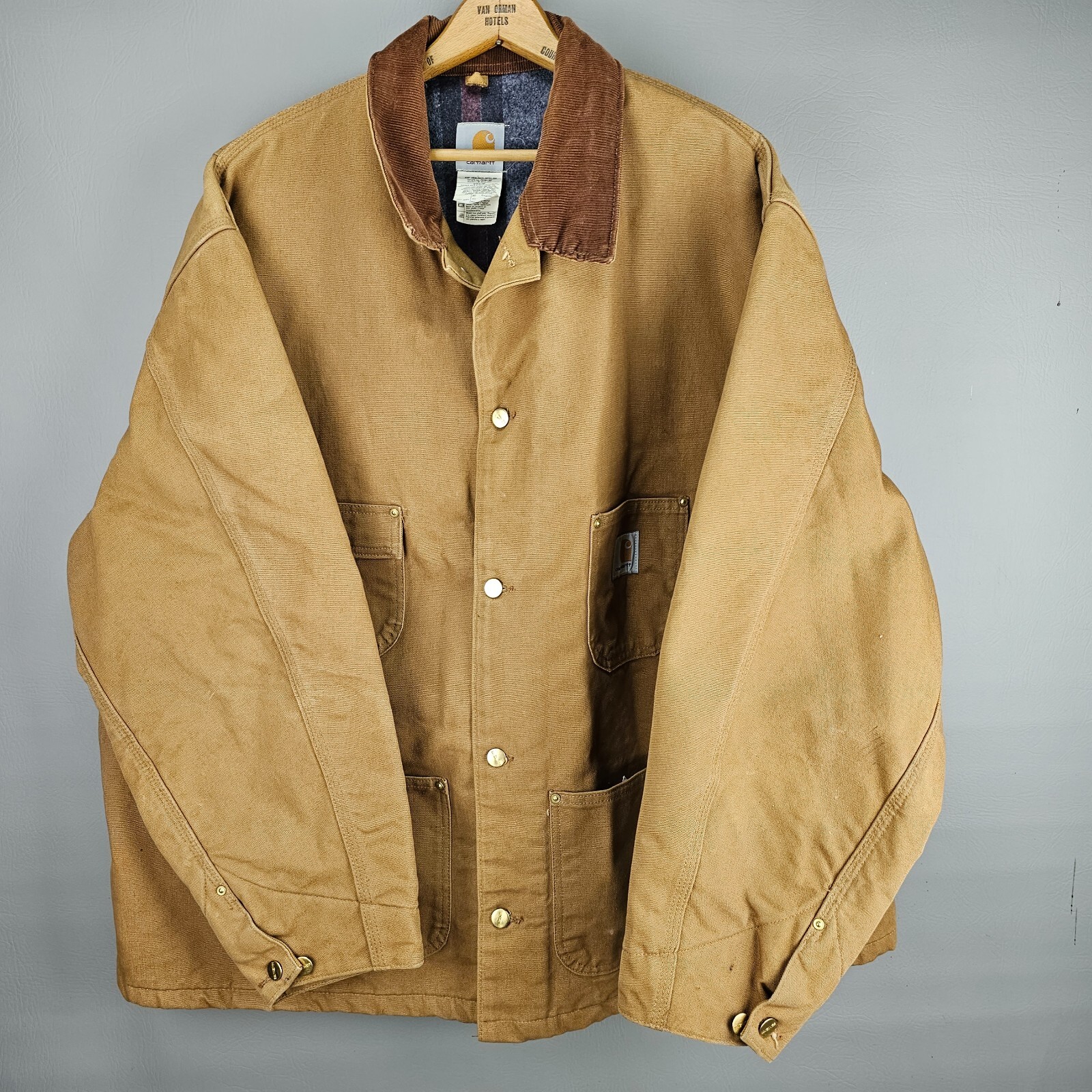 Vintage Carhartt Wool Blanket Lined Chore CO1 Jacket 60 Vintage Carhartt Wool Blanket Lined Chore CO1 Jacket 60
