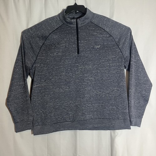 Greg Norman Mens XXLarge Grey 1/4 Zip Pullover RN# 128492 | eBay