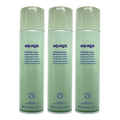 Aquage Finishing Spray Ultra-Firm Hold 10 Oz (Pack of 3)
