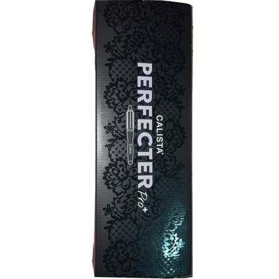 Calista Perfecter Pro Plus Hair Styler Heated Round Brush Curling Iron Purple