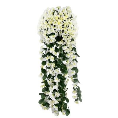 Artificial Flower Fake Violet Leaf Garland Vine Ivy Home Wedding Garden Decor