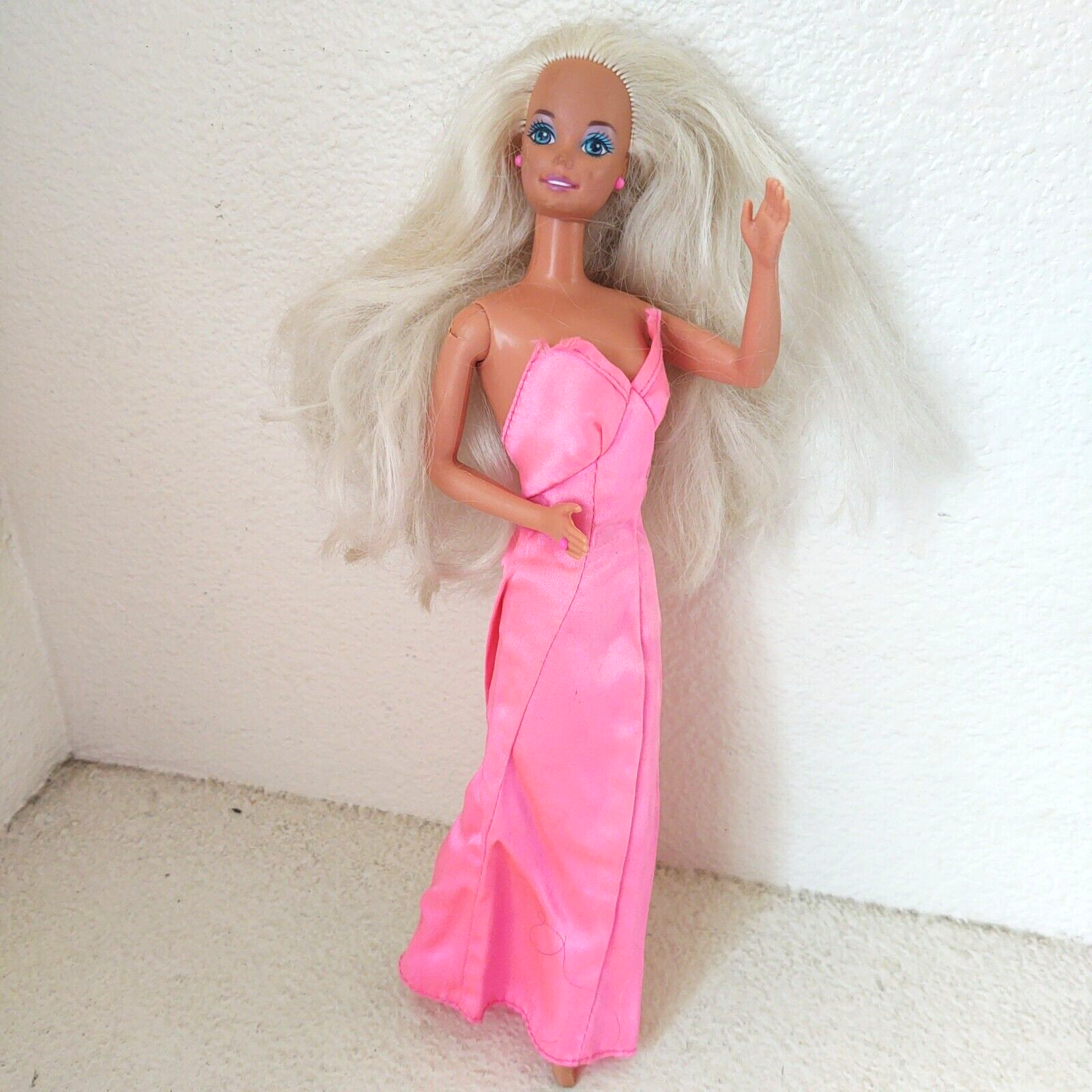 Mattel China 1966 Body 1976 Head Blonde Hair Barbie Doll
