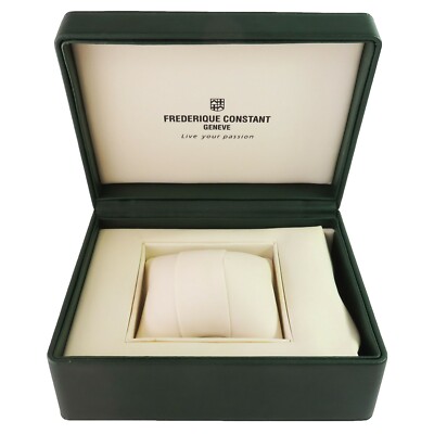 Frederique Constant Geneve Empty Green Watch Storage Box