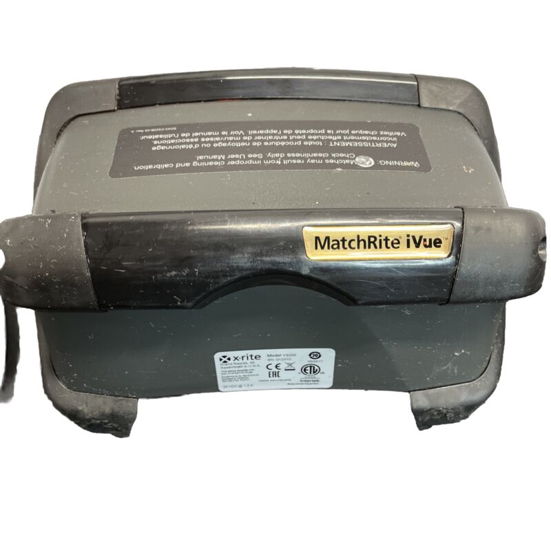 X-Rite iVue VS205 MatchRite Spectrophotometer Paint  Match Warranty W/Power