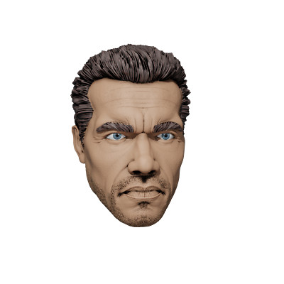 Head Sculpt: Arnold (Dutch)