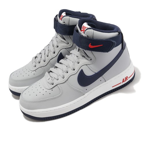 Женские кроссовки Nike Wmns Air Force 1 HI QS Wolf Grey Navy AF1 DZ7338-001