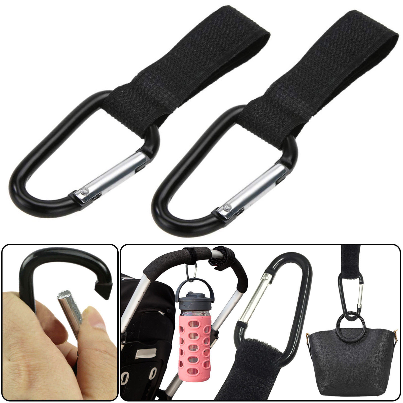 pushchair bag hooks